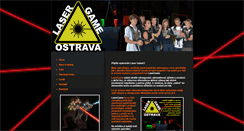 Desktop Screenshot of lasergameostrava.cz